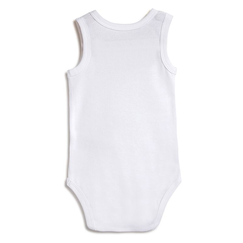 Infants Multicolor Printed Sleeveless Bodysuit (Pack Of 4) image number 4
